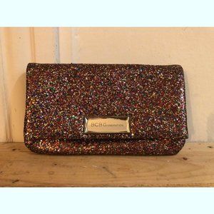 BCBG Clutch in Glitter Fabulousness